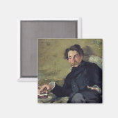 Manet | Stephane Mallarme 1876 Magneet (Voorkant / Achterkant)