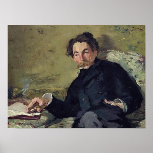 Manet | Stephane Mallarme 1876 Poster (Voorkant)