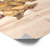 Manet | Stilleven: fruit op een tafel, 1864 Poster (Hoek)