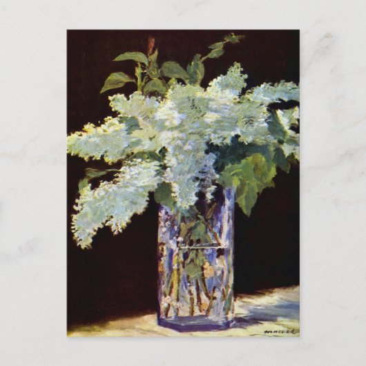 Manet stilllife White Lilacs Briefkaart (Voorkant)