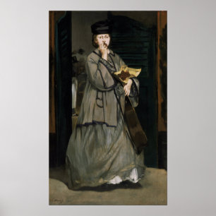 Manet - Straatzanger Poster
