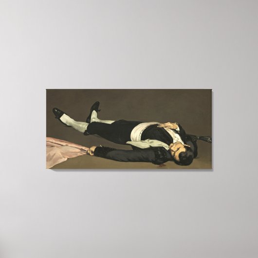 Manet | The Dead Toreador, c.1864 Canvas Afdruk (Voorkant)