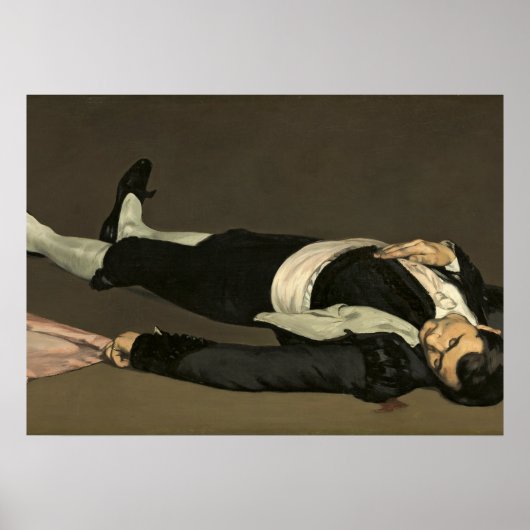 Manet | The Dead Toreador, c.1864 Poster (Voorkant)