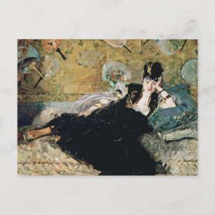 Manet   The Lady with Fans Briefkaart