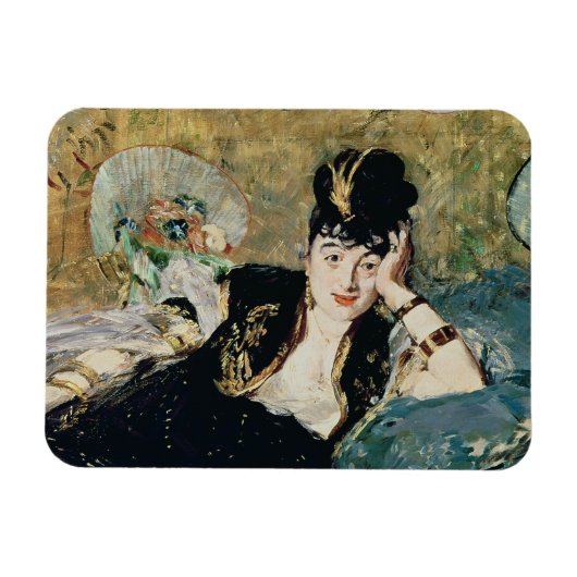 Manet | The Lady with Fans Magneet (Horizontaal)