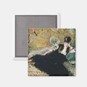 Manet | The Lady with Fans Magneet (Voorkant / Achterkant)