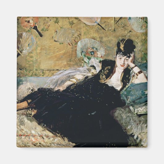 Manet | The Lady with Fans Magneet (Voorkant)