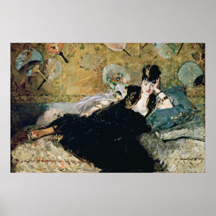 Manet   The Lady with Fans Poster
