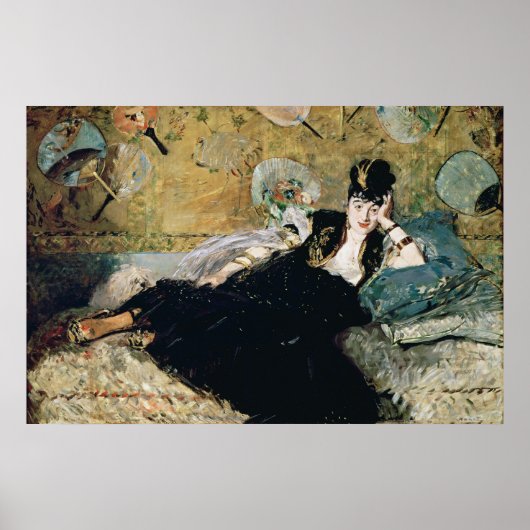 Manet | The Lady with Fans Poster (Voorkant)