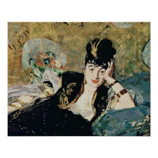 Manet | The Lady with Fans Poster (Voorkant)