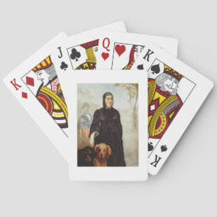 Manet   Vrouwen met honden, 1858 Pokerkaarten