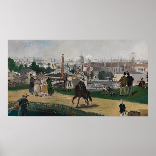 Manet - Wereldtentoonstelling Poster (Voorkant)