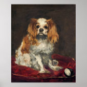 Manet's hond schilderen poster (Voorkant)