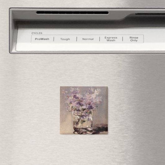 Manet's Lilacs in a Glass - Magnet (Insitu (Vaatwasser))