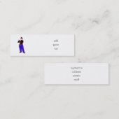 Manet's Little Flutist ala Mini Visitekaartje (Voorkant / Achterkant)