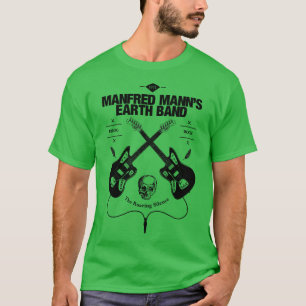 Manfred Manns Earth Bandz gitaar Logo T-shirt