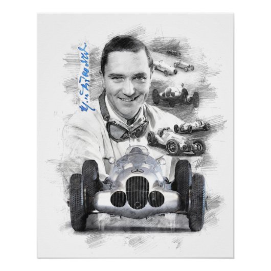 Manfred von Brauchitsch Perfect Poster (Voorkant)