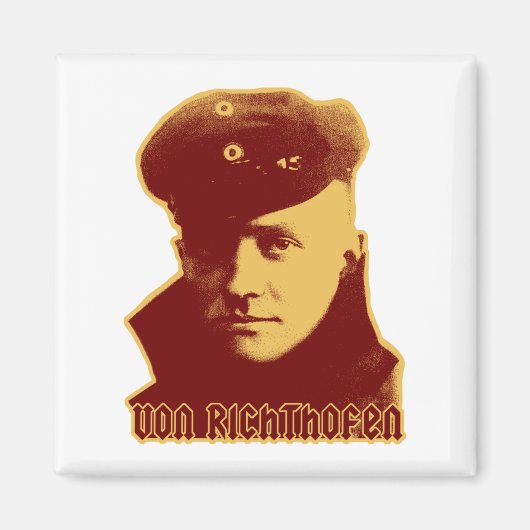 Manfred Von Richthofen - kleur Magneet (Voorkant)
