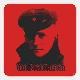 Manfred Von Richthofen Vierkante Sticker