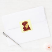 Manfred Von Richthofen Vierkante Sticker (Envelop)