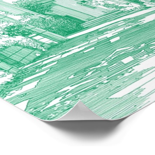 Manga achtergrond 01 poster (Hoek)