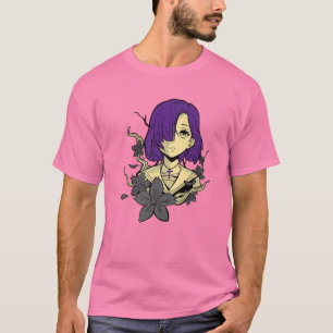 Manga - alt esthetisch - Japanse emo Anime Girl Pi T-shirt