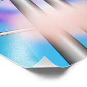 Manga Anime Cute Girl in See Through Green Skirt Foto Afdruk (Hoek)