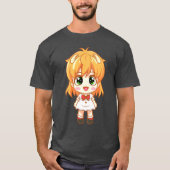 manga anime girl boy t-shirt (Voorkant)