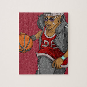 Manga Basketball speler Legpuzzel