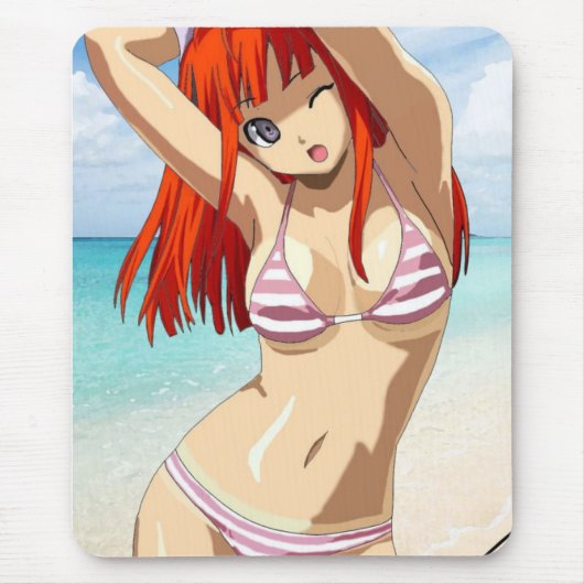 Manga beach girl muismat (Voorkant)