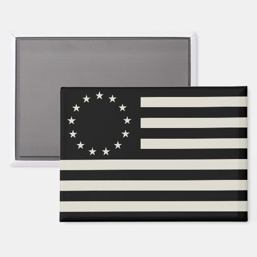 Manga, Betsy Ross Vlag of Circle Amerikaanse Vlag Magneet (Voorkant / Achterkant)