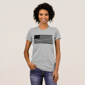 Manga, Betsy Ross Vlag of Circle Amerikaanse Vlag T-shirt (Voorkant volledig)