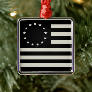 Manga, Betsy Ross-vlag of Cirkel Amerikaanse vlag Metalen Ornament