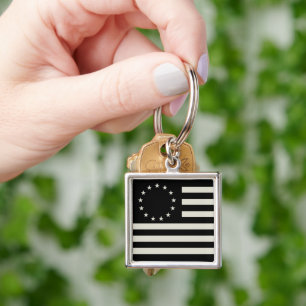 Manga, Betsy Ross-vlag of Cirkel Amerikaanse vlag Sleutelhanger