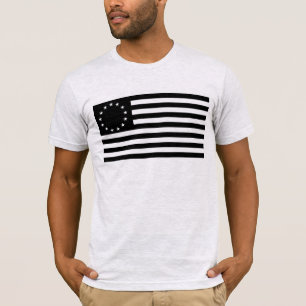 Manga, Betsy Ross-vlag of Cirkel Amerikaanse vlag T-shirt