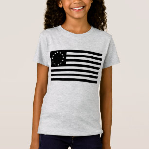 Manga, Betsy Ross-vlag of Cirkel Amerikaanse vlag T-shirt