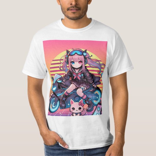 Manga Biker T-shirt (Voorkant)