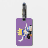 Manga Boy Bagagelabel,  Bagagelabel (Achterkant verticaal)