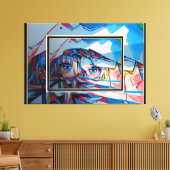 Manga Canvas Afdruk (Insitu (Woonkamer))