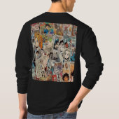 Manga Comic Strips Universeel T-shirt met lange mo (Achterkant)