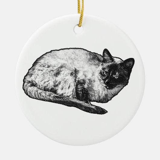 Manga curl of joy keramisch ornament (Voorkant)