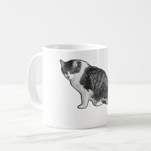Manga Dot Cat Brengt Speelse Sfeer naar de Ochtend Koffiemok