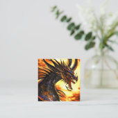 Manga Dragon Graphic Contactkaartje (Staand voorkant)