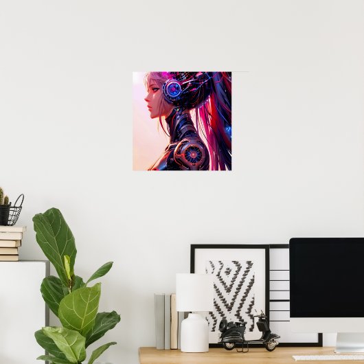 Manga ex-Machina Poster (Thuiskantoor)