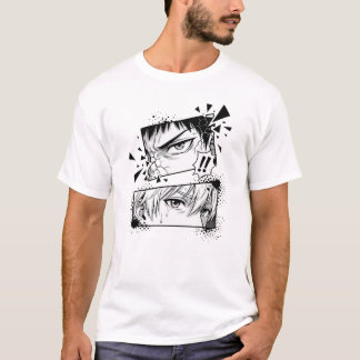 Manga Eyes T-shirt – Intens paneel met anime-expre