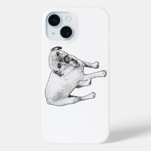 Manga Gestippelde Hond Kunst Hoes Voor Helder Tele
