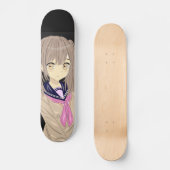 Manga girl skateboard (Voorkant)