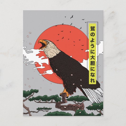 Manga Gouden Adelaar Briefkaart (Voorkant)
