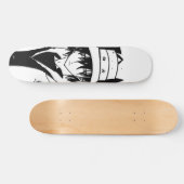 Manga in stijl van beroemde kunst persoonlijk skateboard (Horizontaal)