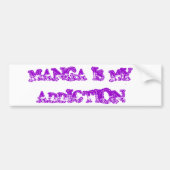 Manga is mijn toevoeging bumpersticker (Voorkant)